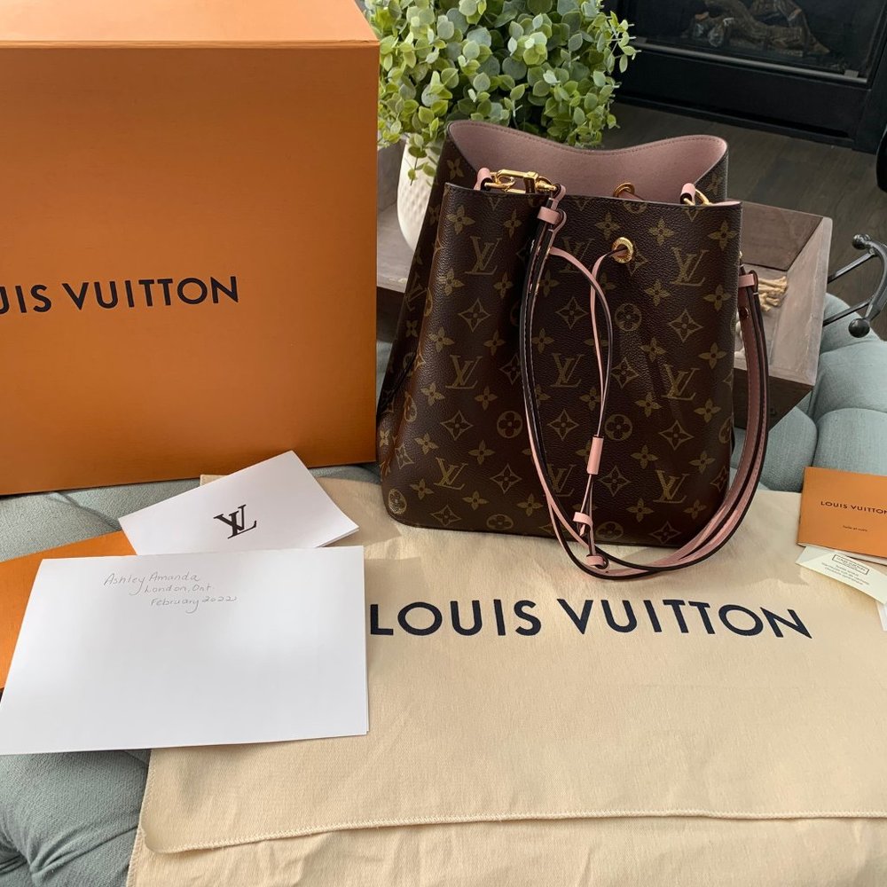 SOLD NEW Louis Vuitton Neo Noe Rose Poudre - Picture 1 of 11